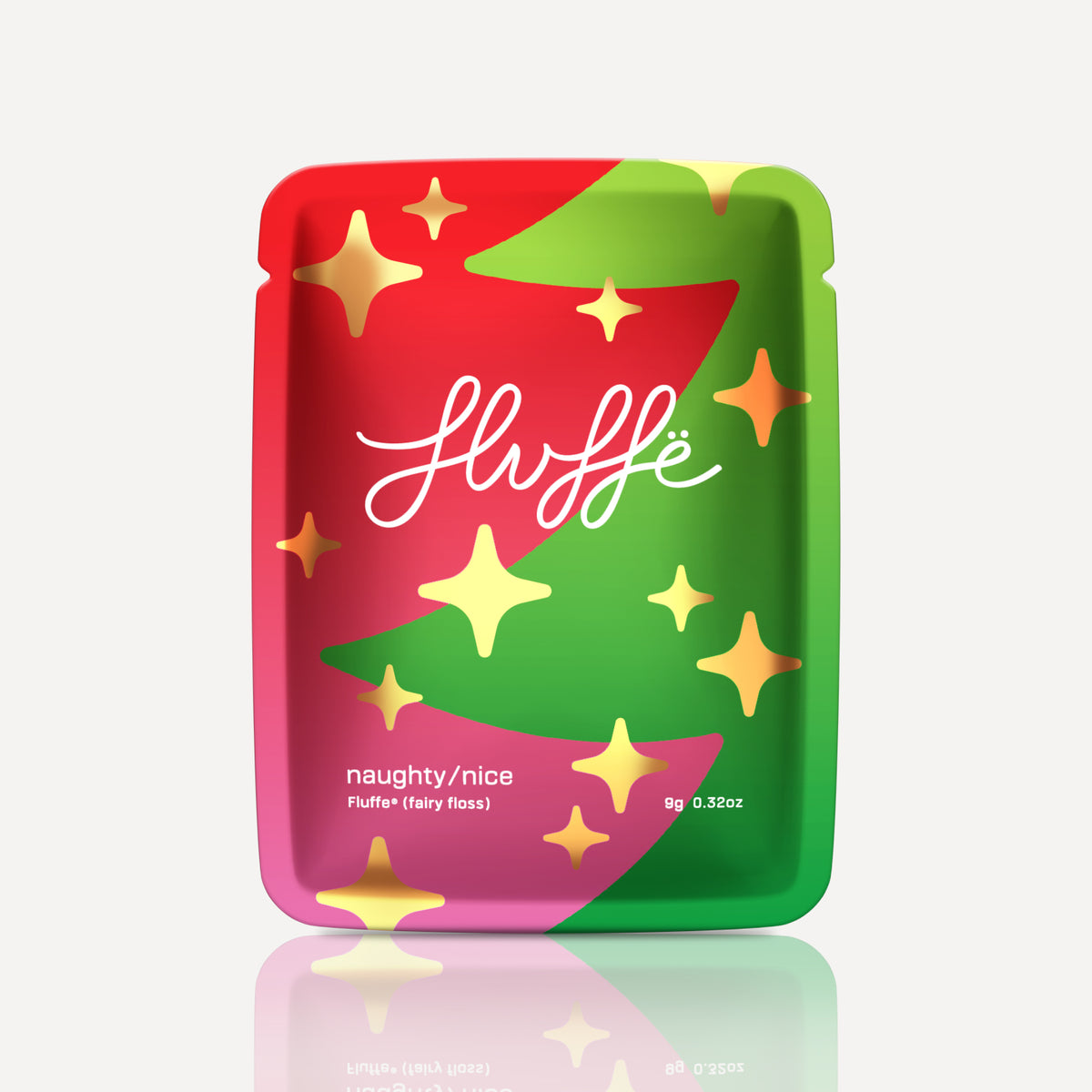 Fluffe Naughty / Nice 9 g bag.