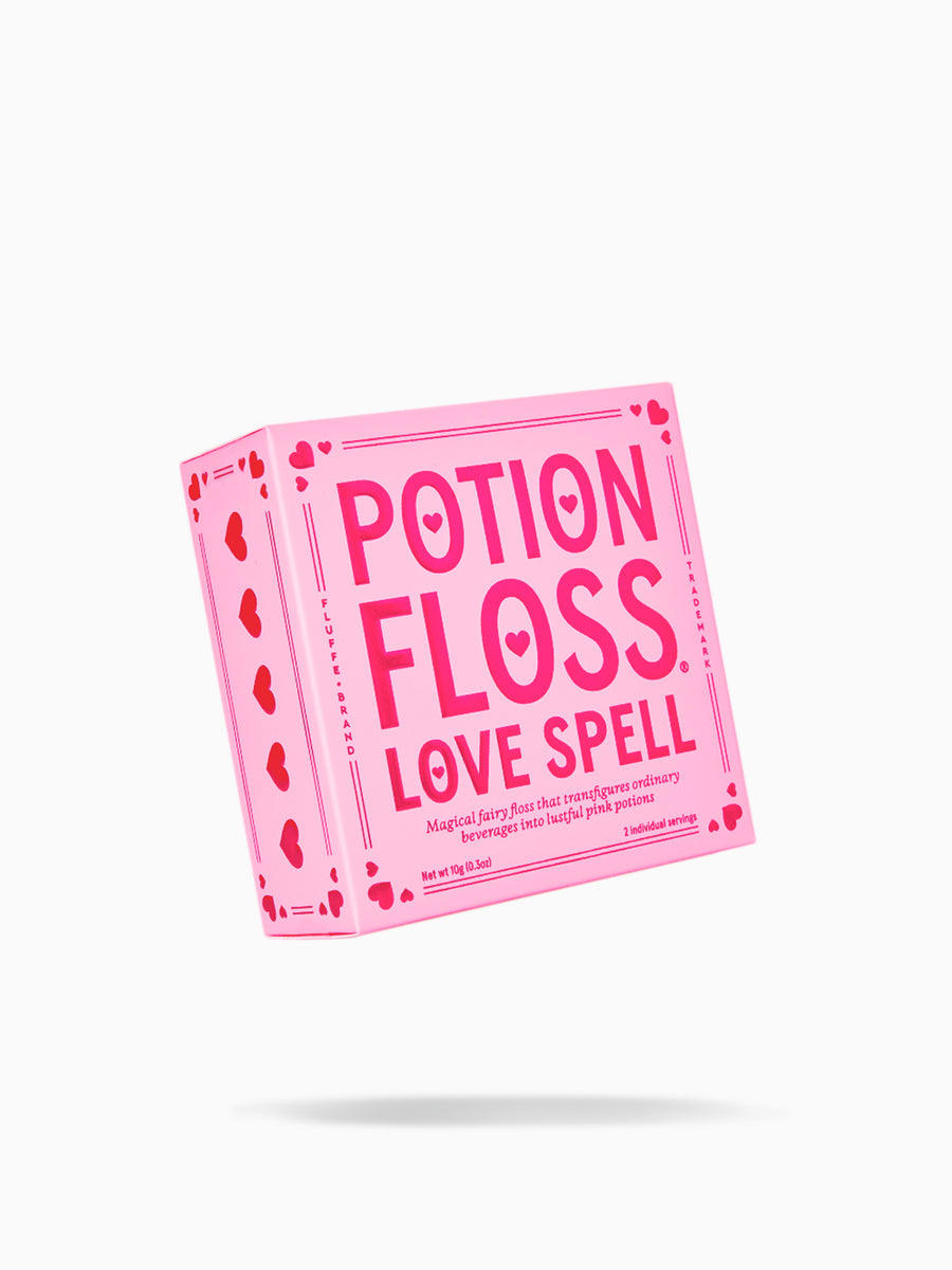 Fluffe Potion Floss Love Spell Fairy Floss pink box