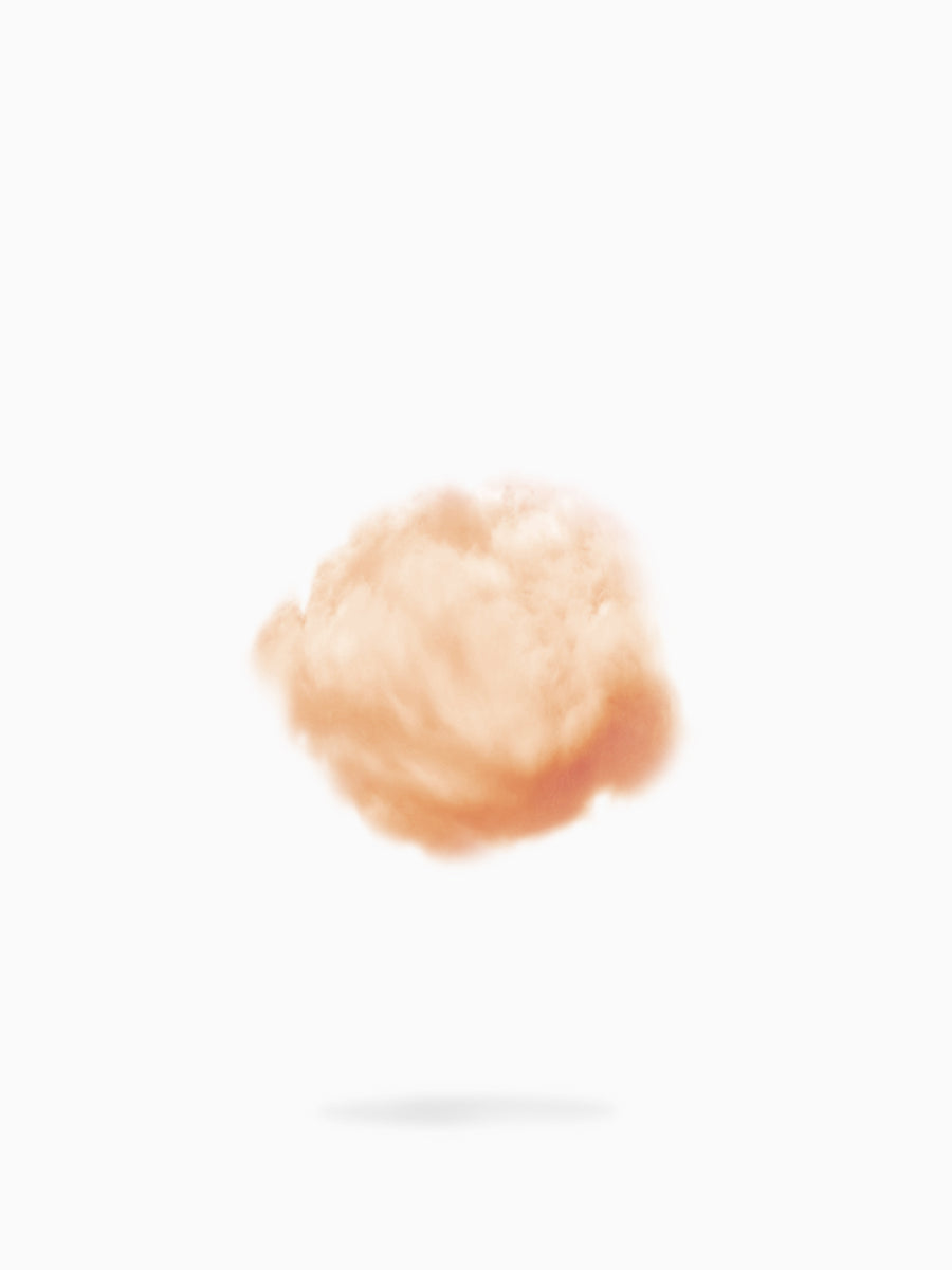 salted caramel brown puff of fairy floss. Fluffe cotton candy made in sydney australia. fluffegram